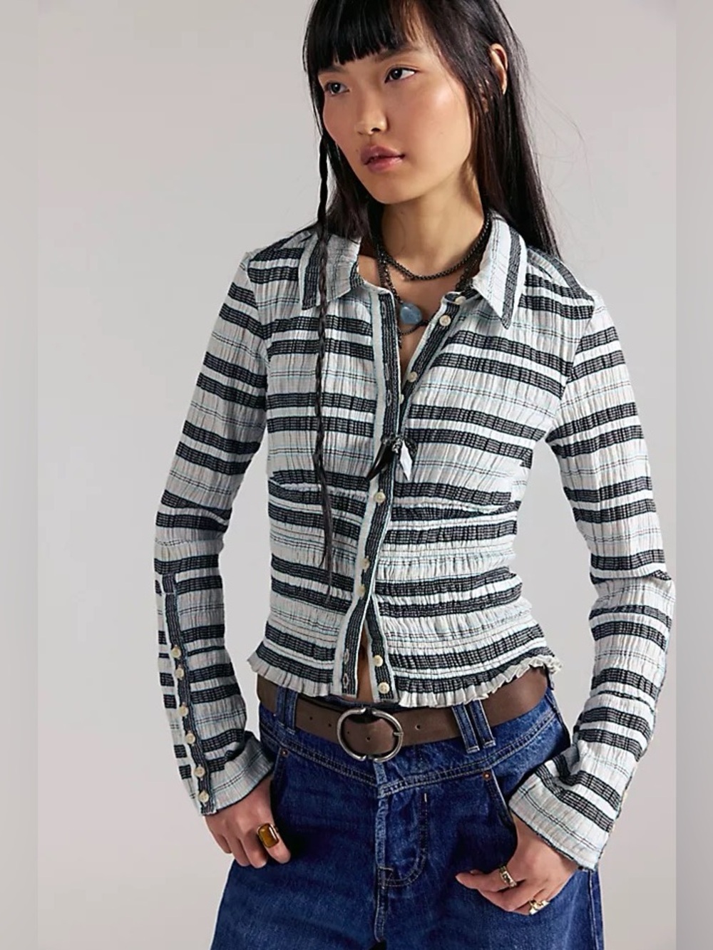 NWT We The Free Little Daydreams Striped Top